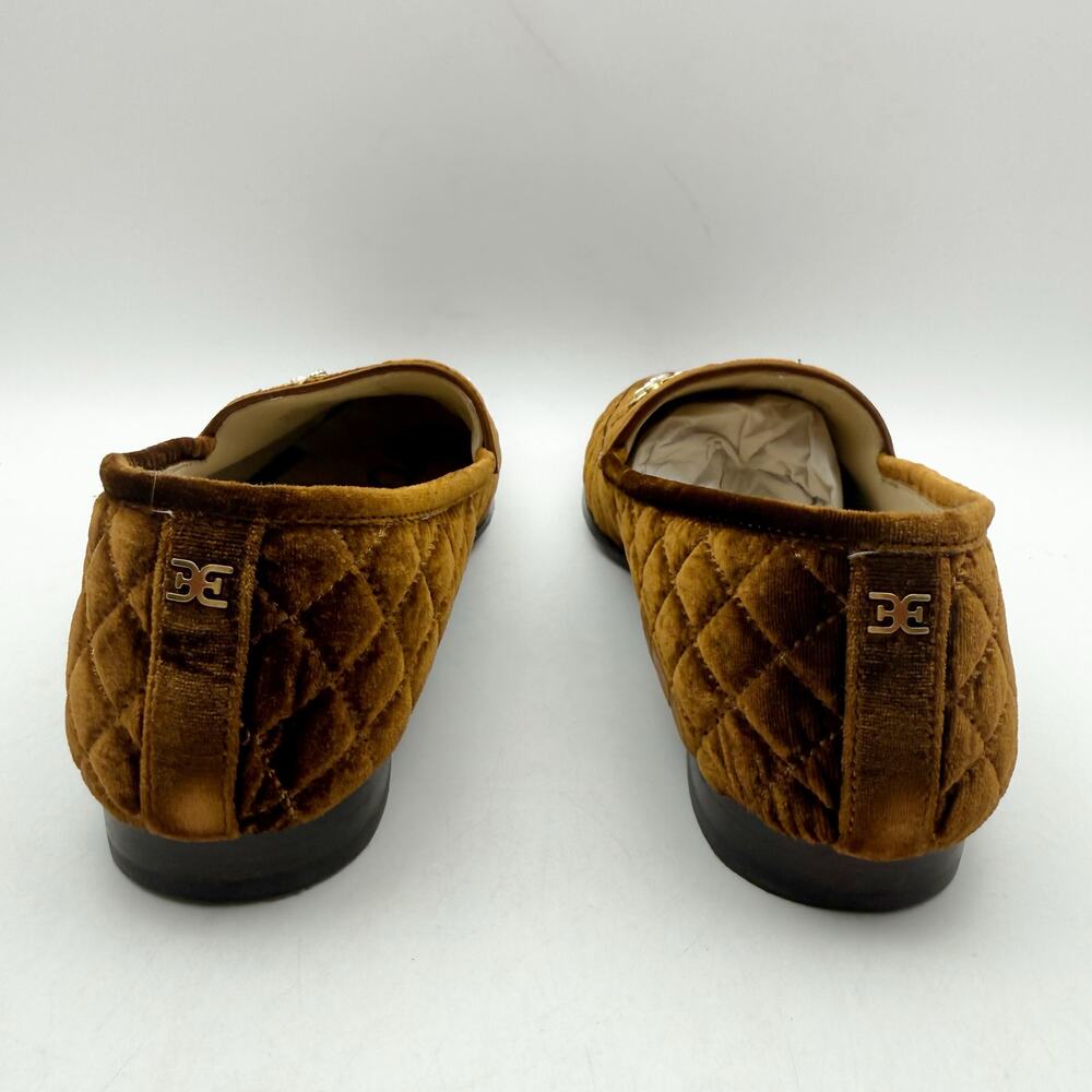 Sam Edelman Womens Loraine Regal Loafers Size 7 M EU 37 Camel Brown Cotton - Picture 7 of 12
